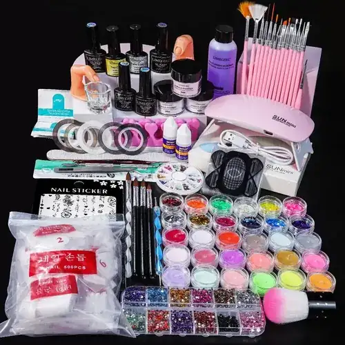 Limegirl Kit profesional de uñas acrílicas ZH440 (kits de acrílico), foto de la publicación en Mercado Libre