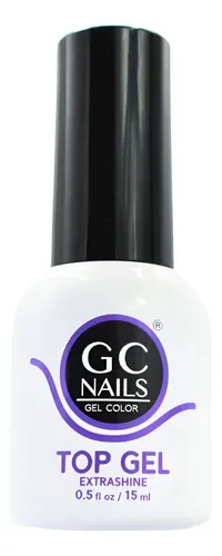 GC Nails Top coat Novamore para gel semipermanente 21 días (top coat y base), foto de la publicación en Mercado Libre
